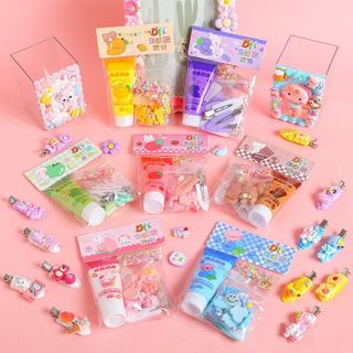 Set keo handmade kèm kẹp và charm