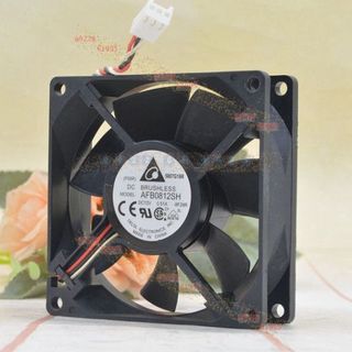 Delta 12V 0.51a Afb0812sh 8025 8Cm Bo Mạch Chủ Máy Tính Chặn Quạt Cảnh Báo Quay - LH .O8.98.O66.483