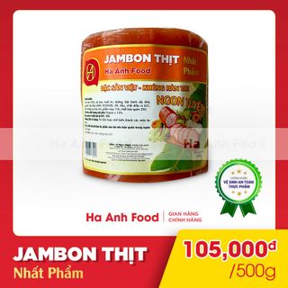 Jambon Thịt Ha Anh Food Thơm Ngon Bổ Dưỡng 500g