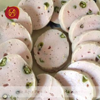 Chả Lụa Ớt Xiêm Xanh Ha Anh Food Thơm Ngon Bổ Dưỡng 500g