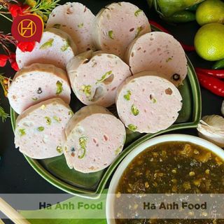 Chả Lụa Ớt Xiêm Xanh Ha Anh Food Thơm Ngon Bổ Dưỡng 500g
