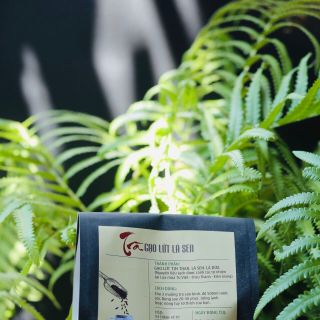 Trà gạo lứt lá sen - Gạo lứt canh tác an toàn vùng sông hậu Kiên Giang - túi 500g
