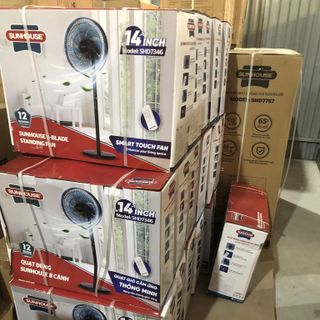 Tìm đại lý quạt mát, quạt trần SUNHOUSE, điện gia dụng giá rẻ Baretti, Happy Time, Loa Apex