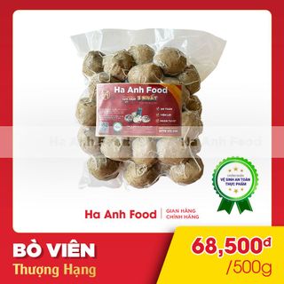 Bò Viên Ha Anh Food Thơm Ngon Bổ Dưỡng 500g