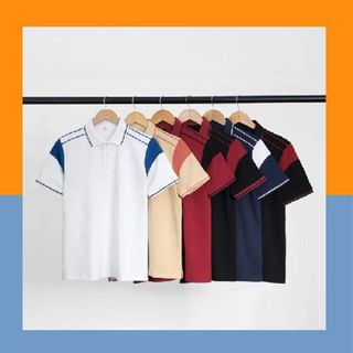 Áo POLO vải CVC cao cấp Siêu dày dặn, thoáng khí, bền màu và đứng form A02-094