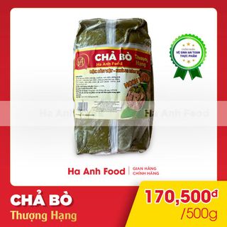 Chả Bò Ha Anh Food Thơm Ngon Bổ Dưỡng 500g