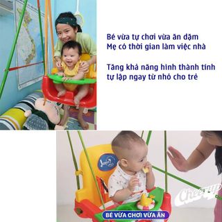 Xích Đu Cho Bé JUMPER KIDS KG102 Bộ Cao Cấp Có Thêm Chân Ngang Xích Đu Trong Nhà Cho Trẻ Em
