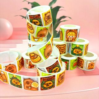 LỐC 15 CUỘN STICKER CAPYBARA