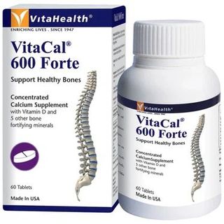 Viên uống Vitacal 600 Forte VitaHealth bổ sung canxi, vitamin D3 (60 viên) giá sỉ