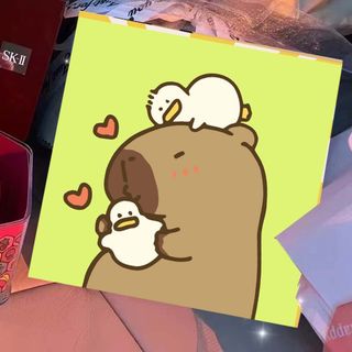 TRANH SƠN DẦU SỐ HÓA 20CM LOOPY, CAPYBARA