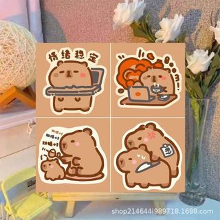 TRANH SƠN DẦU SỐ HÓA 20CM LOOPY, CAPYBARA