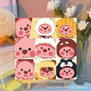 TRANH SƠN DẦU SỐ HÓA 20CM LOOPY, CAPYBARA