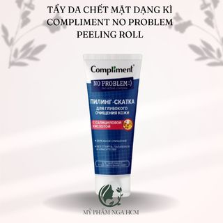 Tẩy da chết mặt dạng kì Compliment No Problem Peeling Roll sạch sâu ngừa mụn 80ml