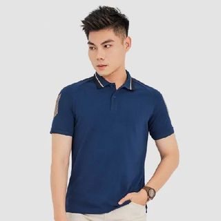 Áo thun Polo Raglan Shoulder Print Slimfit thoải mái, thoáng mát A02-110