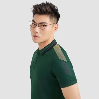Áo thun Polo Raglan Shoulder Print Slimfit thoải mái, thoáng mát A02-110