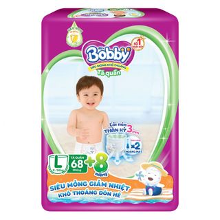 Bỉm - Tã quần Bobby size L - 68 (Cho bé 9 - 13kg) giá sỉ