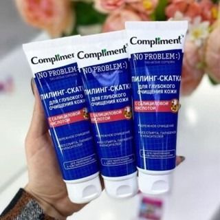 Tẩy da chết mặt dạng kì Compliment No Problem Peeling Roll sạch sâu ngừa mụn 80ml
