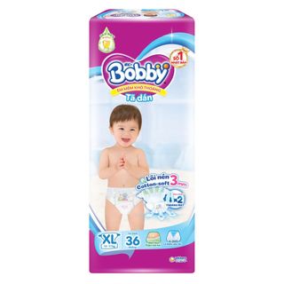 Bỉm - Tã dán Bobby size XL - 36 miếng (Cho bé 12 - 17kg) giá sỉ