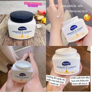 Kem dưỡng ẩm Redwin Vitamin E Cream nuôi dưỡng da luôn ẩm mướt, mịn màng