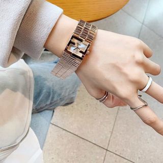 ĐỒNG HỒ NỮ THỜI TRANG FENZI DÂY BẢNG MẶT VUÔNG 1