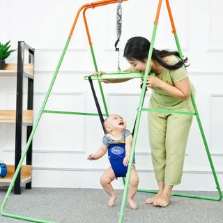 Xích Đu Nhún Nhảy Tập Đi Cho Bé JUMPER KIDS JPK102 Bộ Cao Cấp Có Thêm Chân Ngang Đồ Chơi Vận Động Cho Trẻ Em
