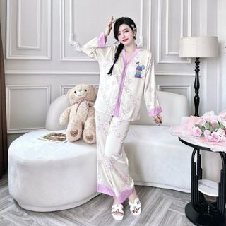 Dài tay dài cổ chữ V (cổ bà lai)