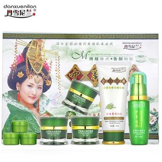 Bộ mỹ phẩm trị nám, tàn nhang, trắng da Danxuenilan Hoàng Cung Xanh (5in1) chính hãng nội địa trung