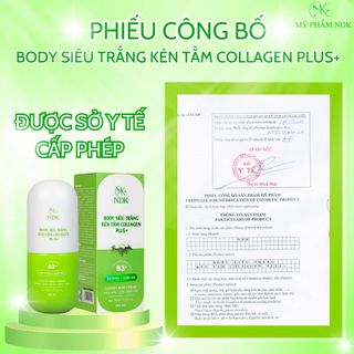Kem Dưỡng Trắng Da Body Nhanh Body Siêu Trắng Kén Tằm Collagen Plus