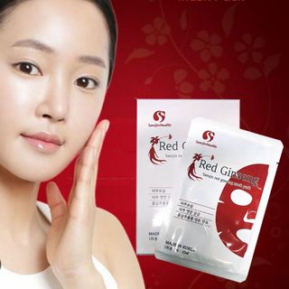 Mặt nạ hồng sâm truyền trắng Hàn Quốc hộp 10 miếng