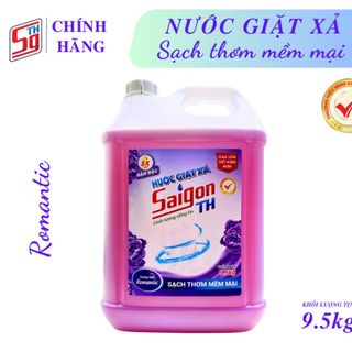 Nước giặt xả Saigon TH 9,5kg Romantic giá sỉ