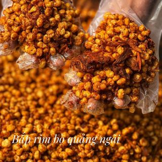 BẮP RIM KHÔ BÒ CAY QUẢNG NGÃI THƠM GIÒN 500G - WINNIE HOUSE