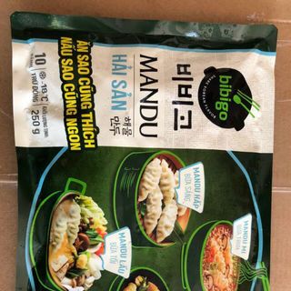 BÁNH XẾP MANDU 250 GRAM 10 CÁI BIBIGO - SỐ 1 HÀN QUỐC