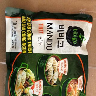 BÁNH XẾP MANDU 250 GRAM 10 CÁI BIBIGO - SỐ 1 HÀN QUỐC