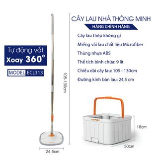 Cây lau nhà thông minh Empire 311 tự vặt hai ngăn nước