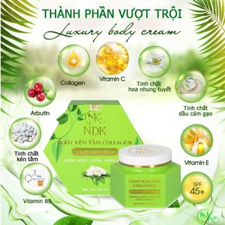 Kem dưỡng trắng da cấp tốc Body Kén Tằm Collagen NDK