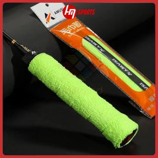 Quấn cán vợt, quấn cán vải amusi, băng quấn tay cầu lông, tennis chống trượt, êm tay, thấm hút mồ hôi