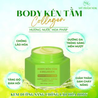 Kem dưỡng trắng da cấp tốc Body Kén Tằm Collagen NDK