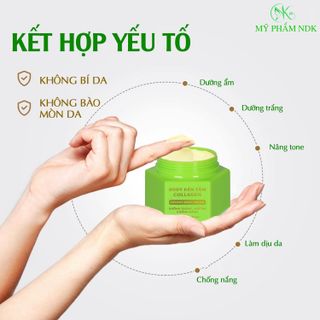 Kem dưỡng trắng da cấp tốc Body Kén Tằm Collagen NDK
