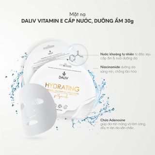[ Sỉ ] Mặt nạ dưỡng da Vitamin E cấp ẩm, săn chắc da Daliv Hàn Quốc 30G