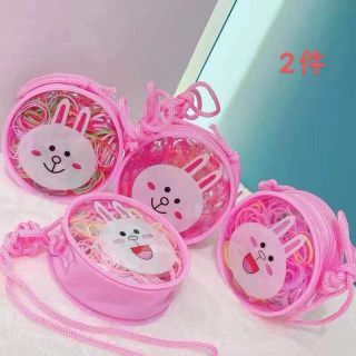 Cột tóc thun túi nhiều hình trái cây (lố 12)