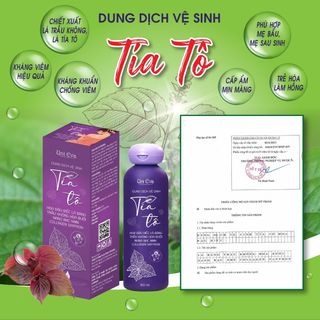 Dung dịch vệ sinh tía tô chính hãng