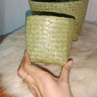 Túi cói đựng đồ, decor, trang trí