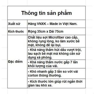 Khăn lau đa năng lau bếp, nhà cửa,.. Microfiber không sổ lông siêu thấm hút vệ sinh siêu sạch 35x75cm giá sỉ