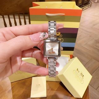 ĐỒNG HỒ NỮ TRUNG CẤP COAHC MẶT VUÔNG SIZE MINI 1