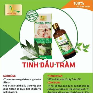 Tinh dầu tràm cho bé 100ml Mai Thị Thủy