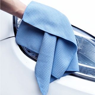Khăn lau kính ô tô không sổ lông Taiwan sợi thủy tinh và polyeste khổ 40x40cm