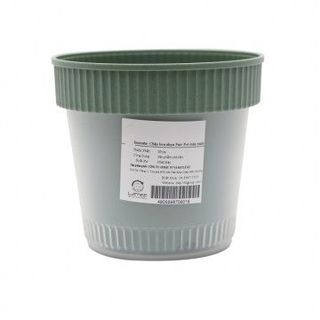Chậu trồng cây Sanada 2 lớp màu xanh nội địa Nhật Bản