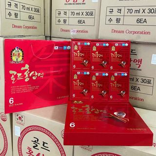Nước Uống Hồng Sâm Dream- Korea Red Ginseng Drink (70 ml x 30 gói)
