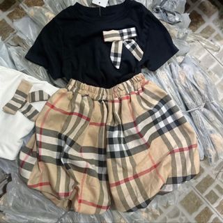 SET ÁO NƠ KÈM QUẦN CARO BÍ - LÊ PHƯƠNG BOUTIQUE