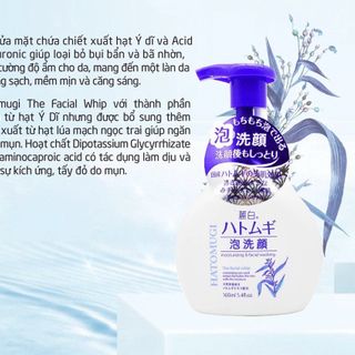 Sữa rửa mặt hatomugi